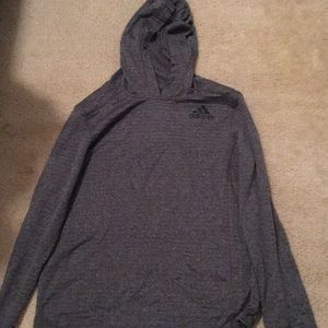 Gray adidas hoodie